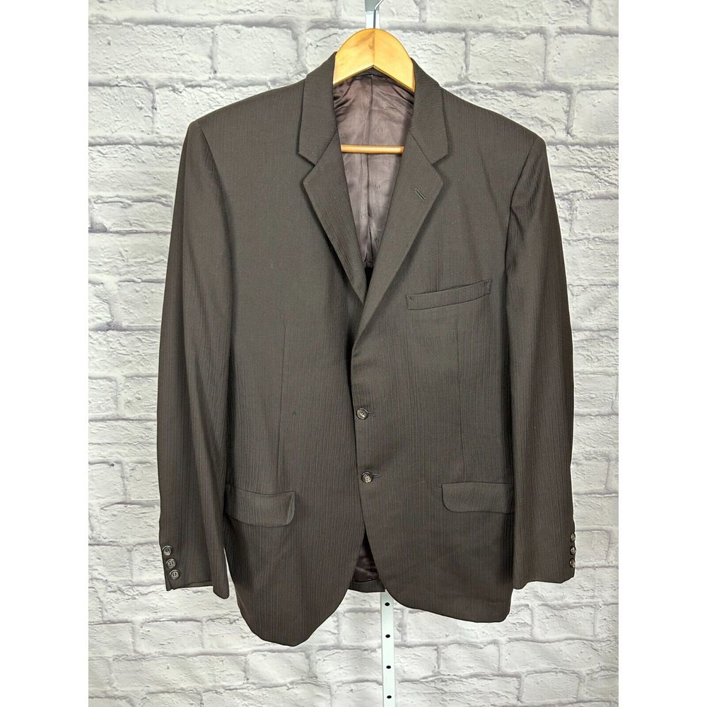 Saks Fifth Avenue Buttons Up Men’s Coat Jacket Brown Suit Union Made Amalgamated